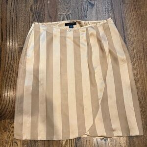 Ashley Stewart Gold Tan Skirt Sz 18w